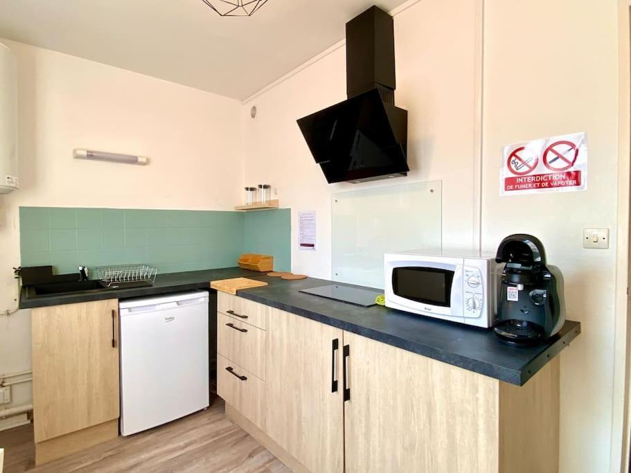 T2 Cosy Proche Hopital + Parking Gratuit Sur Place Auxerre Luaran gambar